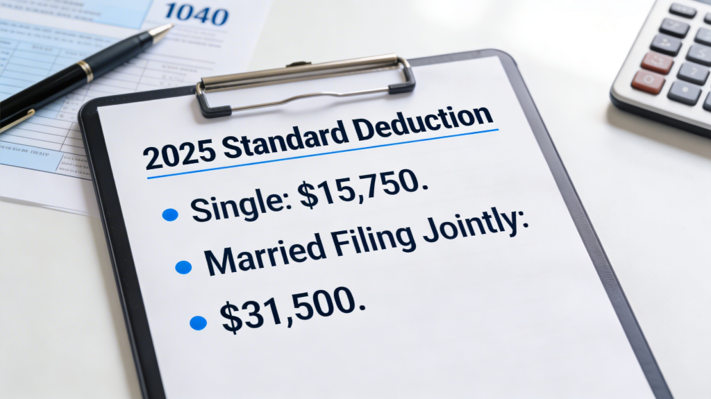 Tax Tip – 2025 Standard Deduction